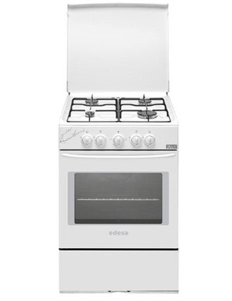 Edesa ZEN-54SBUT Freestanding Gas hob White