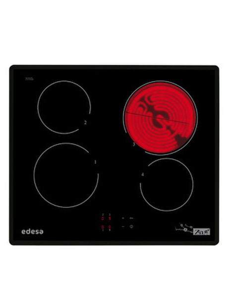 Edesa ZEN-VT140LB Tabletop Electric induction Black