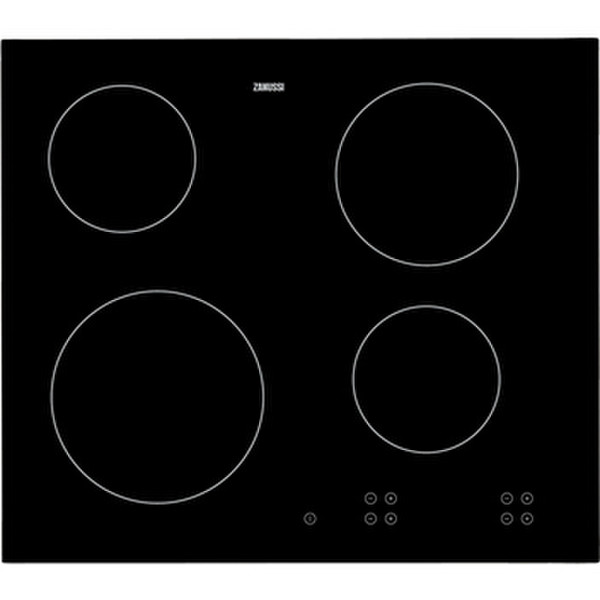 Zanussi ZVT64F built-in Electric Black hob