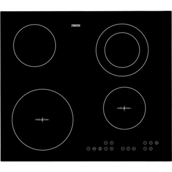 Zanussi ZXE66F Eingebaut Elektrische Induktion Schwarz Kochfeld