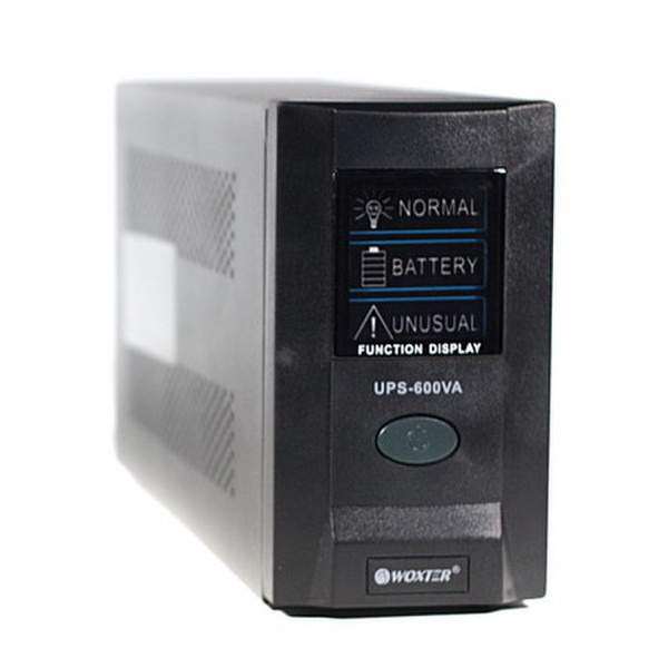 Woxter UPS 600VA 600VA 1AC outlet(s) Turm Schwarz Unterbrechungsfreie Stromversorgung (UPS)