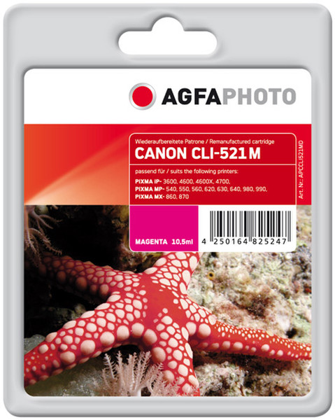 AgfaPhoto APCCLI521MD Magenta ink cartridge