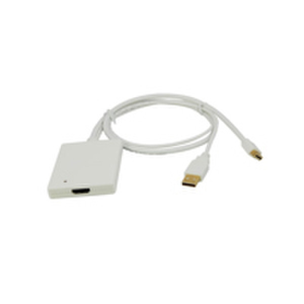 GoldX Mini Display Port + USB - HDMI