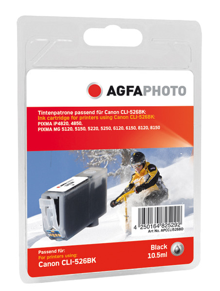 AgfaPhoto APCCLI526BD Черный струйный картридж
