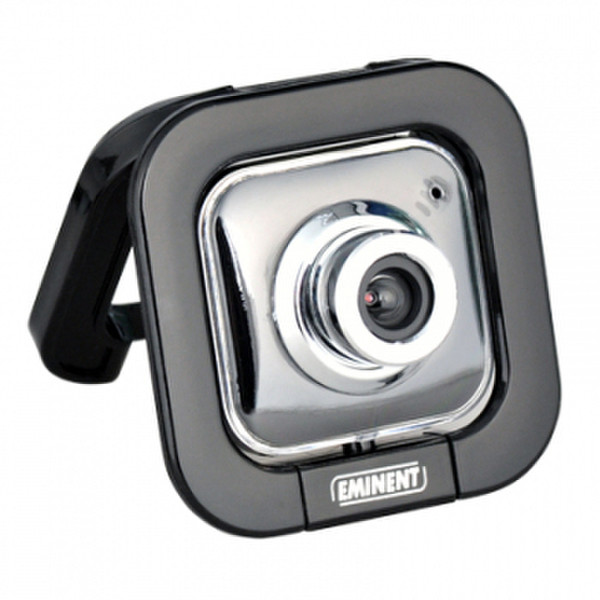 Eminent EM1224 0.3MP 640 x 480pixels USB 2.0 Black,Silver webcam
