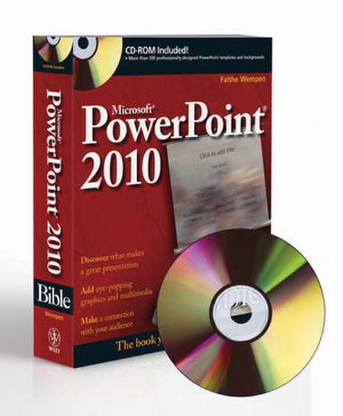 Wiley PowerPoint 2010 Bible 816страниц руководство пользователя для ПО