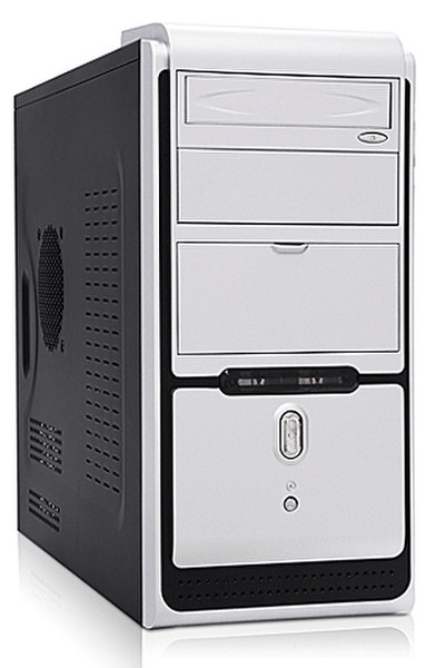 Foxconn TLM487 Midi-Tower Black,Silver computer case