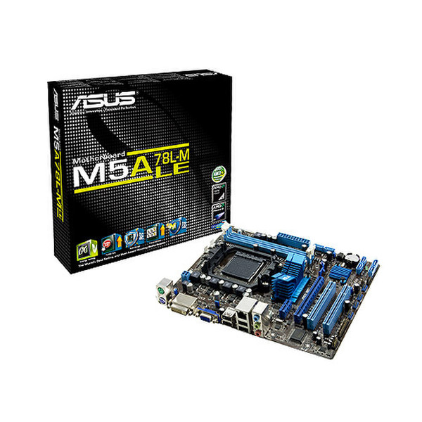 ASUS M5A78L-M LE AMD 760G Разъем AM3 Микро ATX материнская плата