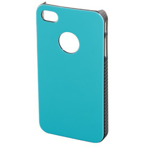 Hama Shiny Cover Apple iPhone 4 Бирюзовый лицевая панель для мобильного телефона