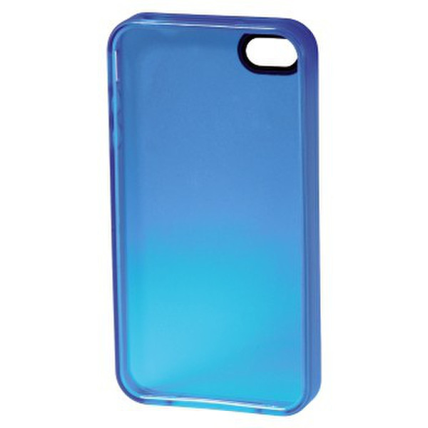 Hama TPU Cover Apple iPhone 4 Blue mobile phone feaceplate