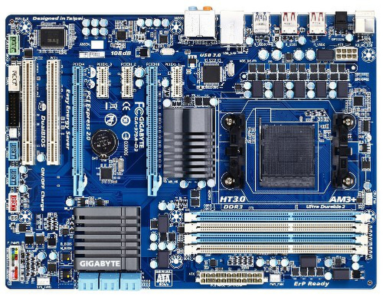 Gigabyte GA-970A-D3 AMD 970 Buchse AM3 ATX Motherboard