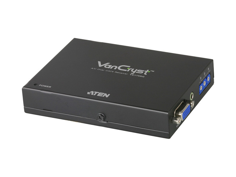 Aten VE170RQ AV receiver Black AV extender