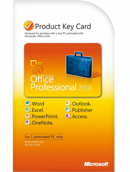 HP Office Professional 2010, Win, PKC