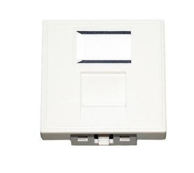 MCL BM802/45T Белый розеточная коробка