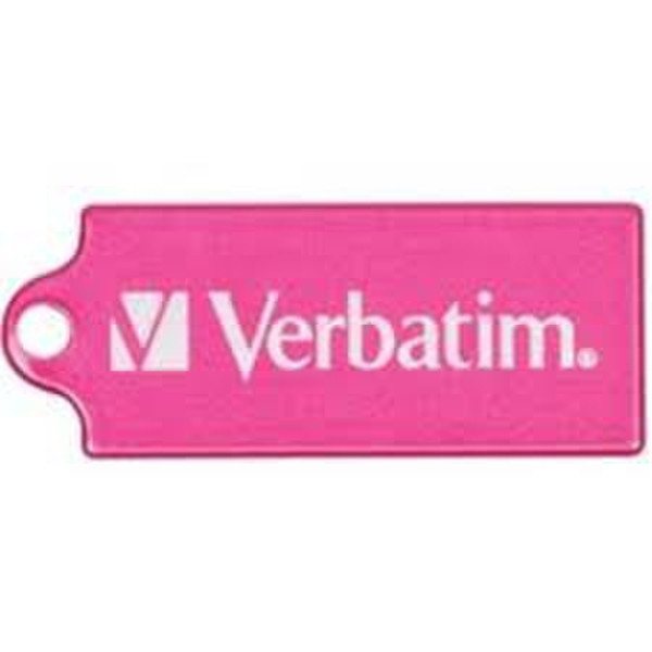 Verbatim Micro 8ГБ USB 2.0 Type-A Розовый USB флеш накопитель
