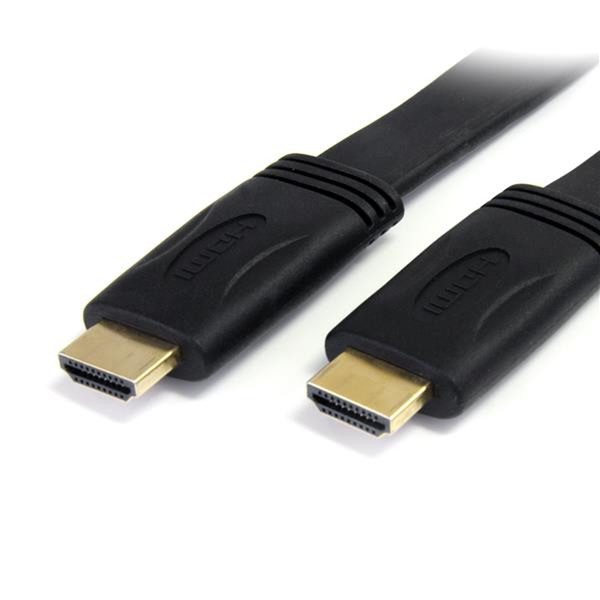StarTech.com 3 ft Flat High Speed HDMI Cable with Ethernet - Ultra HD 4k x 2k HDMI Cable - HDMI to HDMI M/M
