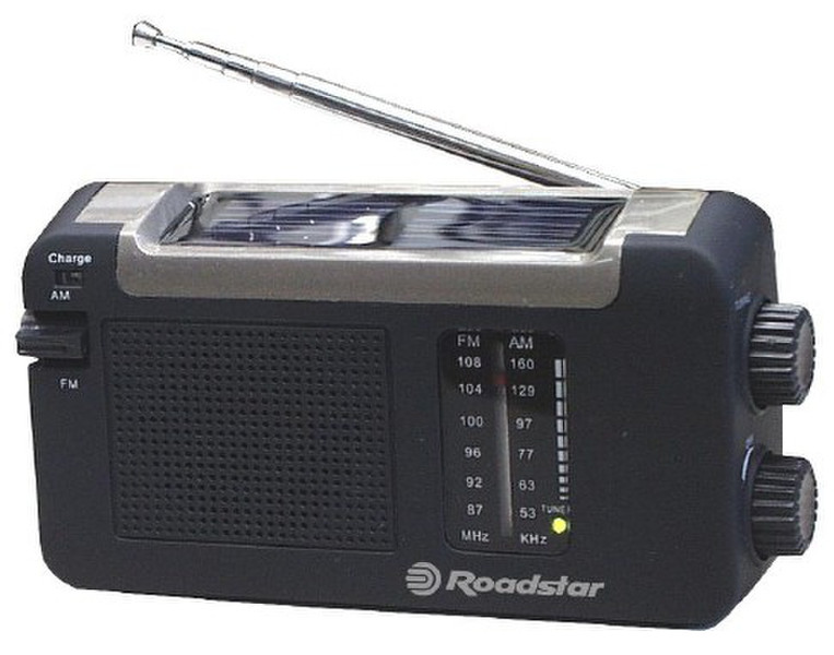 Roadstar TRA-500DS Портативный Аналоговый Черный радиоприемник
