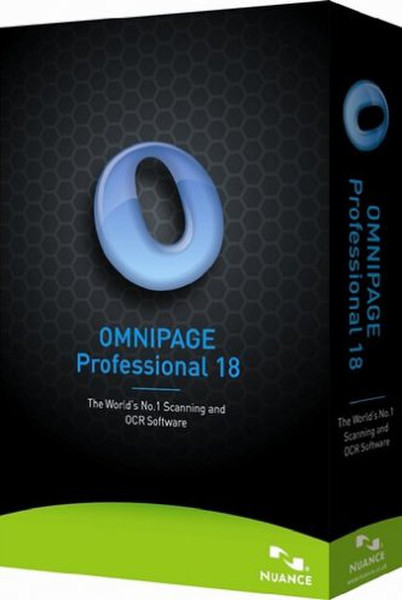 Nuance OmniPage 18 Professional, EDU, Win32, Box, CD, ENG