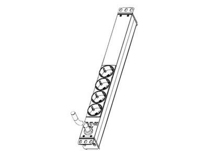 Eaton EPBZ25 4AC outlet(s) 0U Black power distribution unit (PDU)