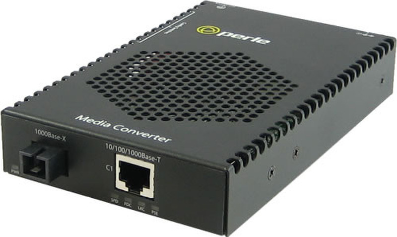 Perle S-1110P-S1SC10U 1000Mbit/s 1490nm Einzelmodus Netzwerk Medienkonverter