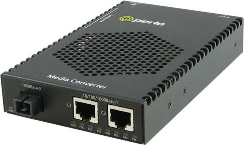 Perle S-1110DP-S1SC10U 1000Mbit/s 1490nm Single-mode network media converter