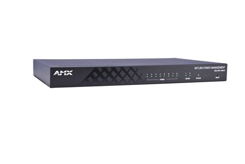 AMX NXA-PDU-1508-8 8AC outlet(s) Black power distribution unit (PDU)