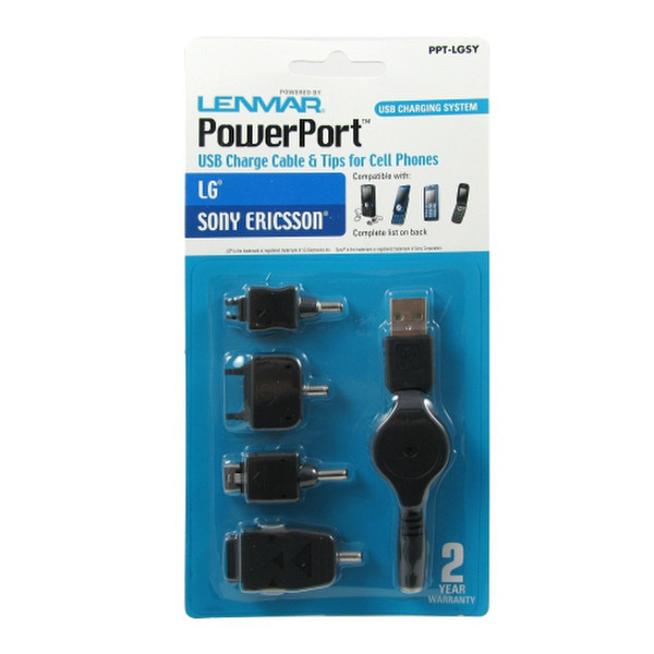 Lenmar PPT-LGSY USB Schwarz Kabelschnittstellen-/adapter
