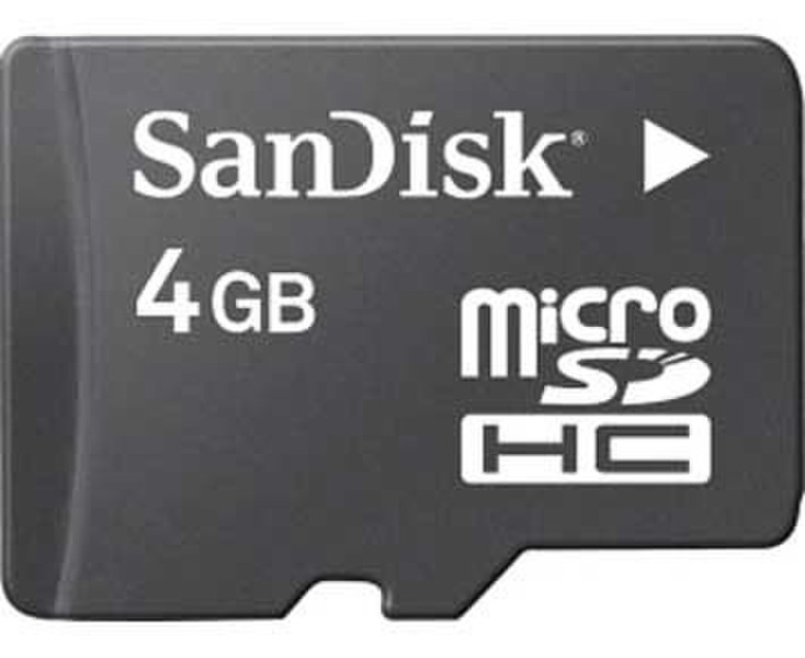 Sandisk microSDHC 4GB 4GB MicroSDHC MLC memory card
