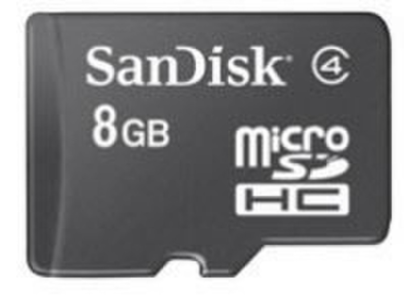 Sandisk microSDHC 8GB 8GB MicroSDHC MLC memory card