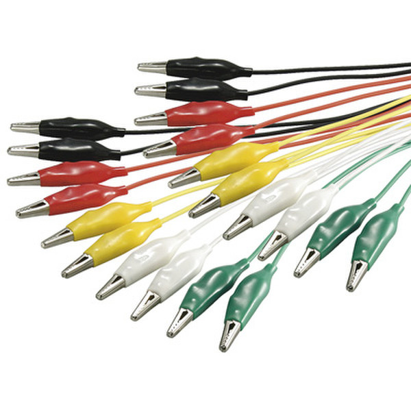 Wentronic TS 15 Schwarz, Grün, Rot, Weiß, Gelb Netzstecker-Adapter