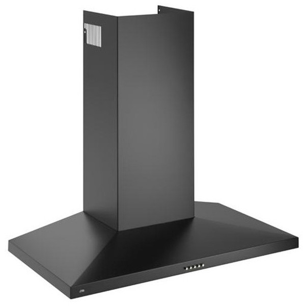 ETNA A4424LZT Wall-mounted 669m³/h Black cooker hood