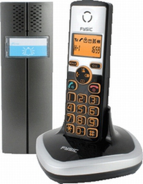 Fysic FX-5107 DECT Идентификация абонента (Caller ID) Черный, Cеребряный телефон