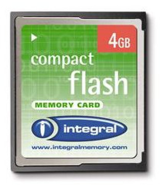 Integral CompactFlash 4GB CompactFlash memory card