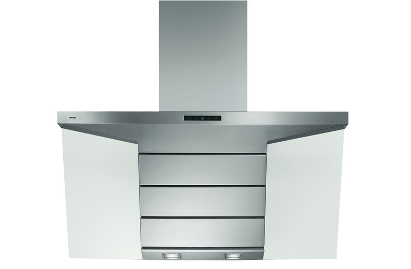 ATAG WS9011FM Wall-mounted 577m³/h Silver cooker hood