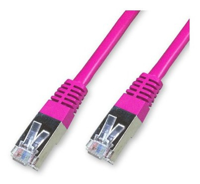 Neklan Cat5e FTP - 3m 3м Cat5e F/UTP (FTP) Розовый