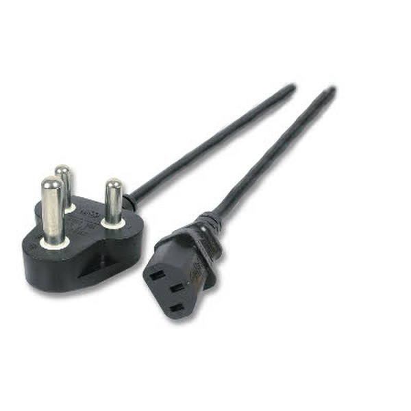 Neklan 2020352 1.8m C13 coupler Black power cable