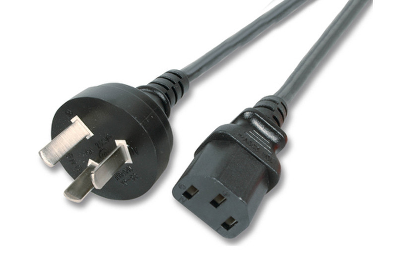 Neklan 2020359 1.8m C13 coupler C5 coupler Black power cable