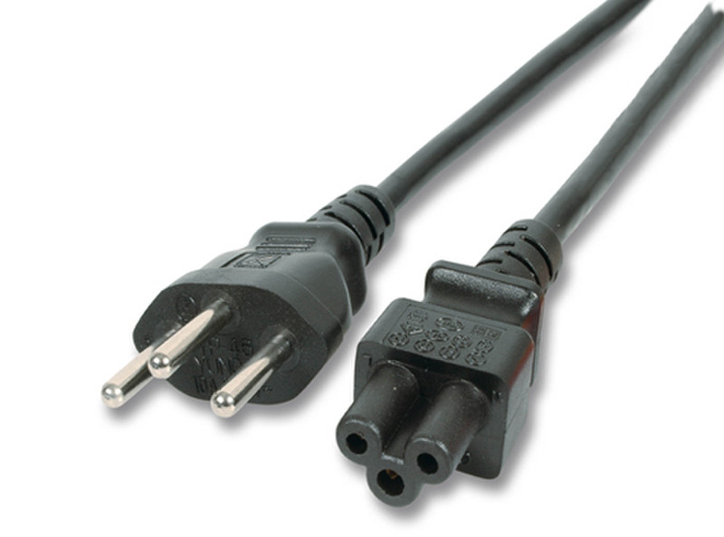 Neklan 2020729 1.8m C13 coupler Black power cable