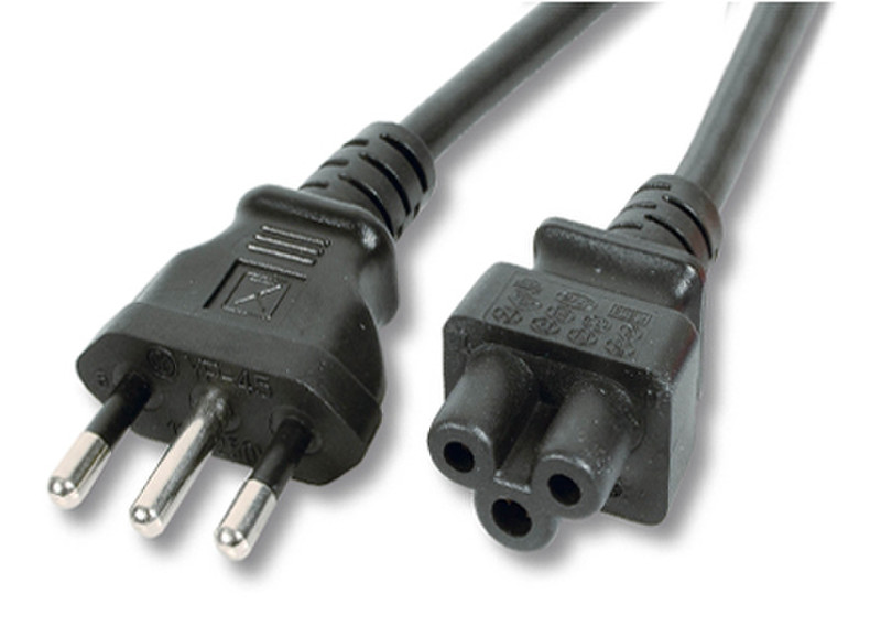 Neklan 2020736 1.8m C13 coupler Black power cable