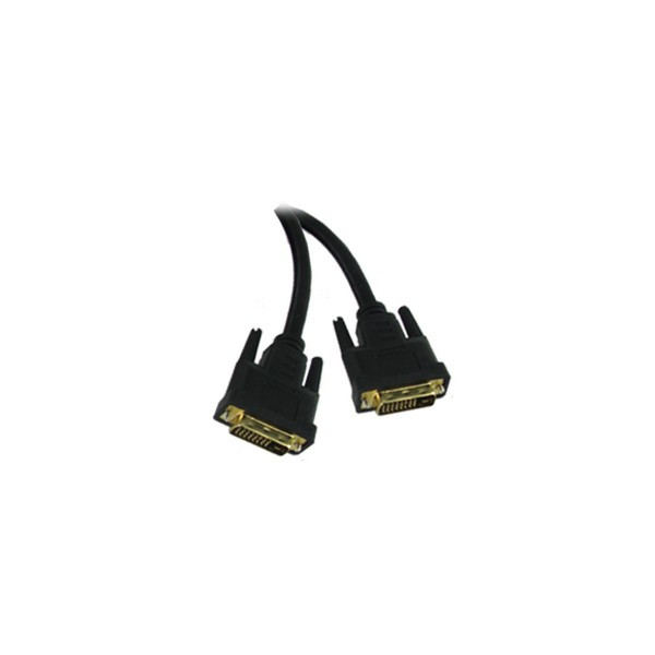 Neklan Dual link DVI-D, 15m 15m DVI-D DVI-D Black DVI cable