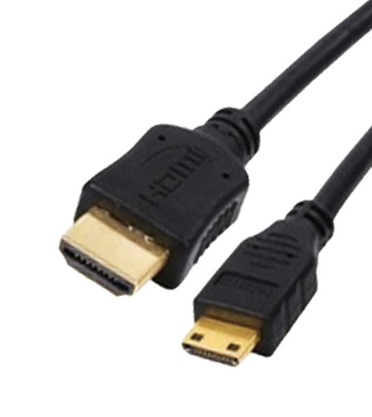 Neklan 2m MiniHDMI/HDMI 2m Mini-HDMI HDMI Schwarz