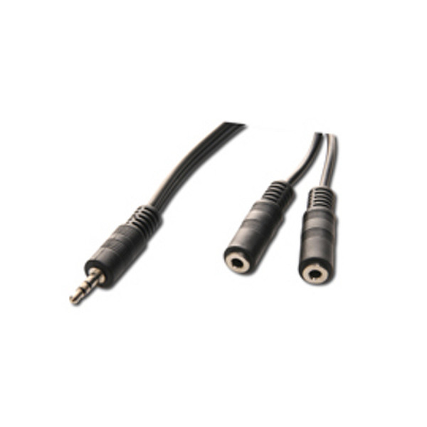 Neklan 2060579 0.2м 3.5mm 2 x 3.5mm Черный аудио кабель