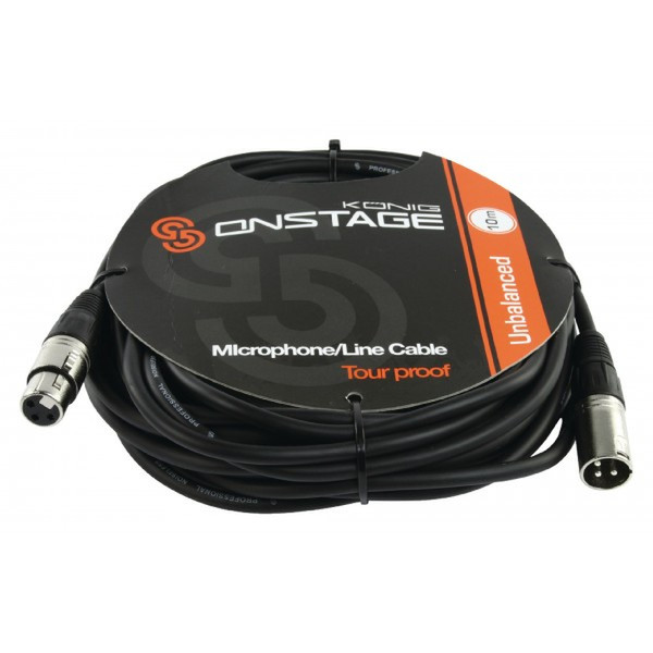 Neklan 2060670 10м XLR (3-pin) XLR (3-pin) Черный аудио кабель