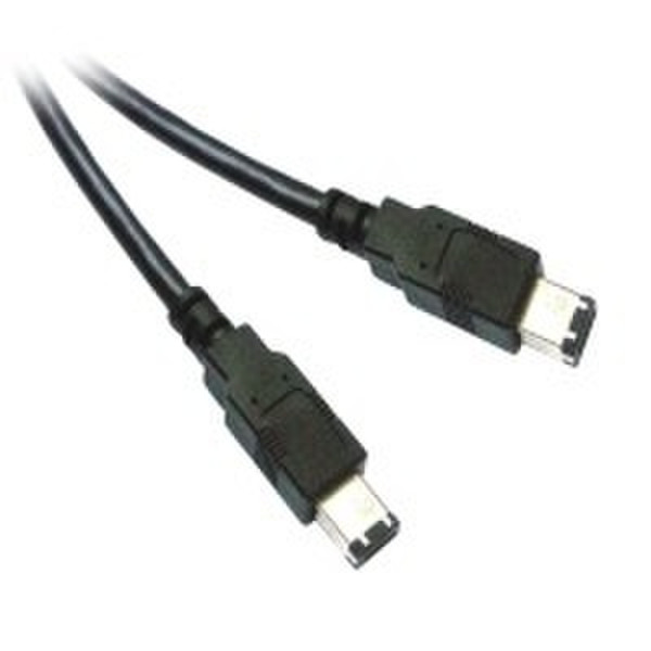 Neklan 1.8m IEEE 1394 1.8м Черный FireWire кабель