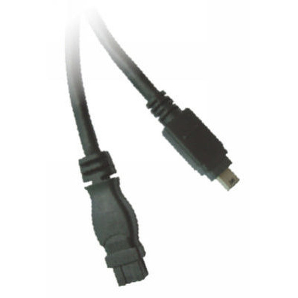 Neklan 1m IEEE 1394 1м Черный FireWire кабель