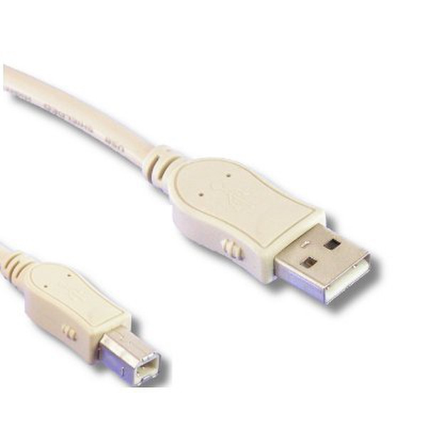 Neklan 3m USB 2.0 A/B 3м Бежевый