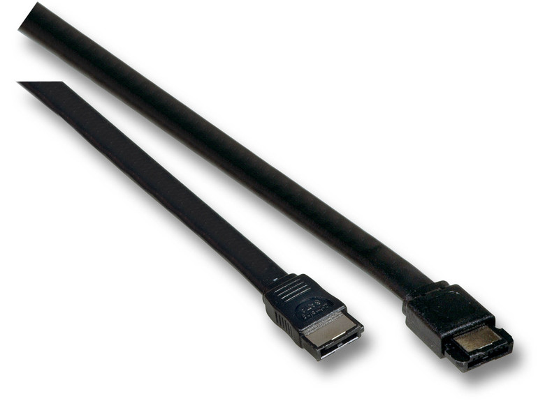 Neklan 0.5m eSata M/M 0.5m eSATA eSATA Black SATA cable