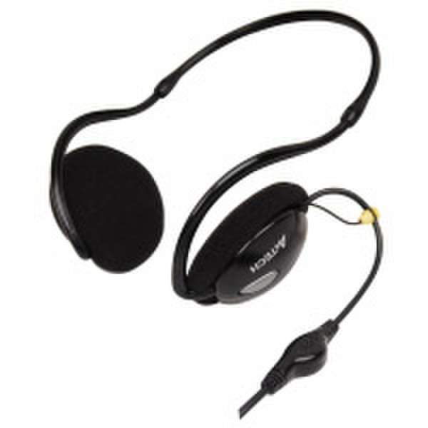 Neklan 4090016 2x 3.5 mm Binaural Ohrbügel Schwarz Headset