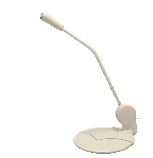 Neklan 4090135 Notebook microphone Wired White microphone