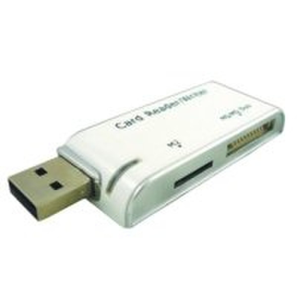 Neklan 5020015 USB 2.0 Белый устройство для чтения карт флэш-памяти